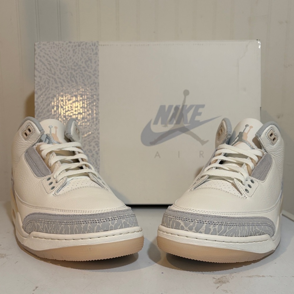 Air Jordan 3 Retro Craft ivory NIB FJ9479-100 size 11 - Picture 8 of 8